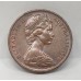 AUSTRALIA 1976 . ONE 1 CENT COIN . FEATHER-TAILED GLIDER
